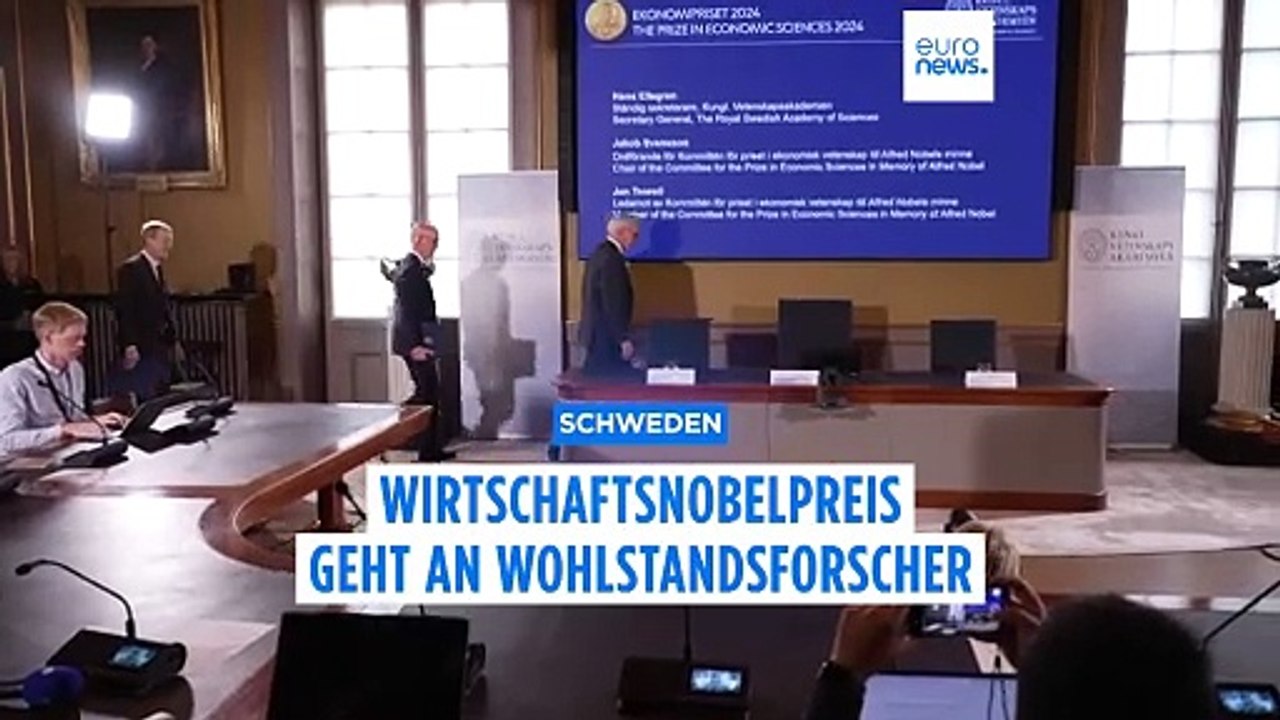 Wirtschaftsnobelpreis geht an Wohlstandsforscher