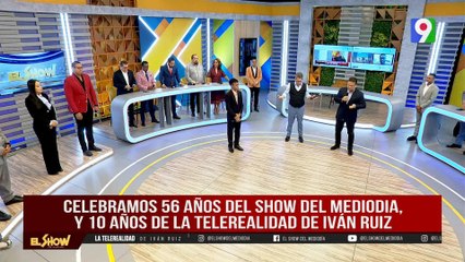 Celebración 56 Años de El Show del Mediodía, con nueva escenografía