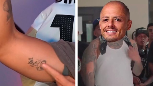 Chicharito Hernández presume sus 13 tatuajes y su significado
