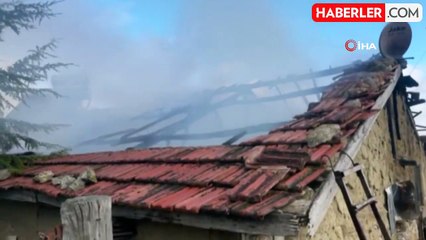 Baca Temizliği Yangına Neden Oldu: Samanlık Küle Döndü