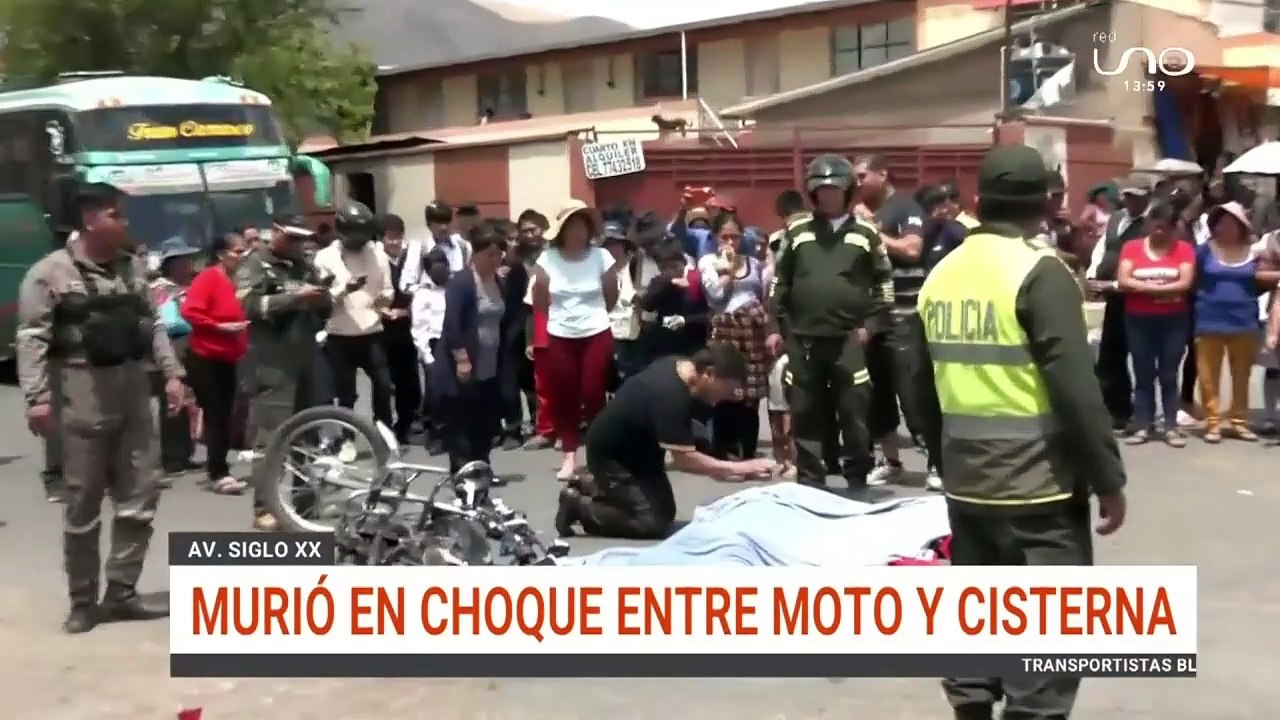 Video: Así ocurrió el fatal accidente donde madre e hijo fueron atropellados en la avenida Siglo XX