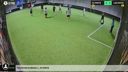 Faute de Florian J - FC PINTE