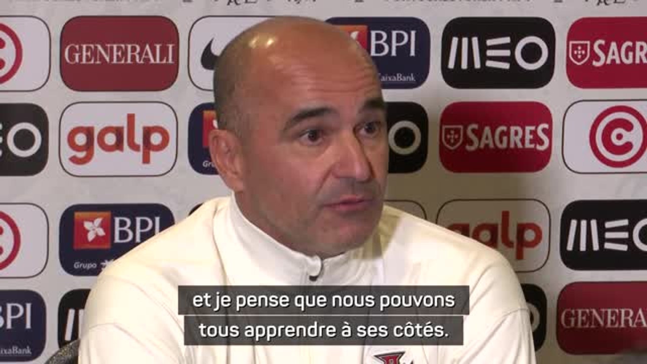Portugal - Martinez : "Nous pouvons tous apprendre aux côtés de Cristiano Ronaldo"