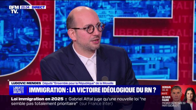Loi immigration: On a un ministre de l'Intérieur qui ne fait que de la communication , affirme Ludovic Mendes (Ensemble)