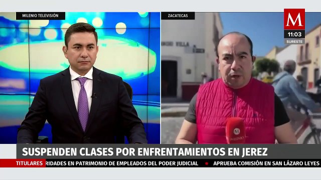 Suspenden clases en Jerez, Zacatecas por enfrentamientos armados