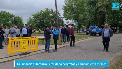 La Fundación Florencio Pérez donó ecógrafos y equipamiento médico
