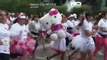 50 Jahre Hello Kitty: Freizeitlauf in Mexiko