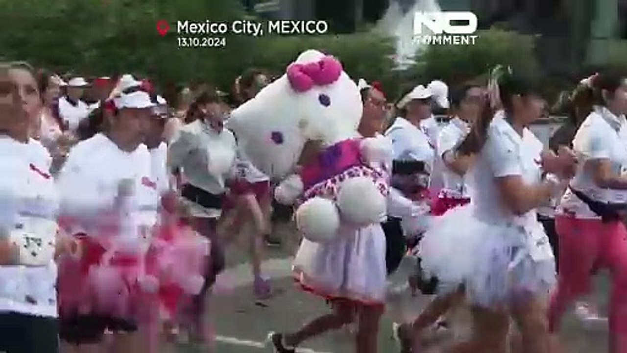 50 Jahre Hello Kitty: Freizeitlauf in Mexiko