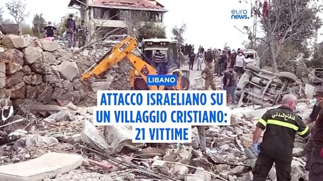 Libano: raid israeliano uccide 21 persone in villaggio a maggioranza cristiana