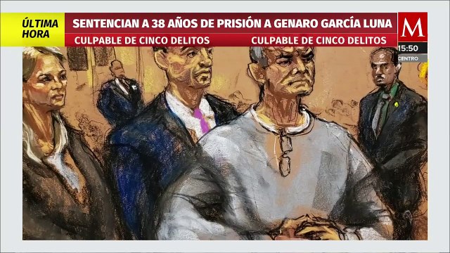 Genaro García Luna es sentenciado por el juez Brian Cogan a 38 años de prisión