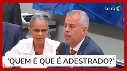 Descargar video: Marina reage após deputado dizer que ministra recebeu ‘adestramento’ para ir em comissão na Câmara