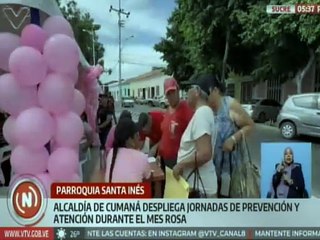 Sucre | Alcaldía de Cumaná realiza jornada de prevención y atención durante el Mes Rosa
