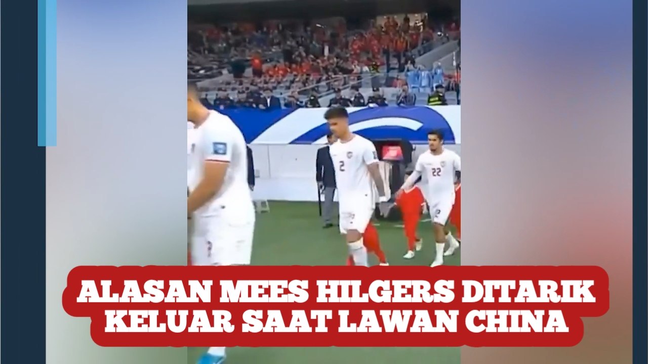 Alasan Mees Hilgers Ditarik Keluar Saat Lawan China