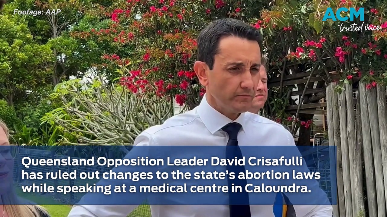 QLD opposition leader rules out changes to abortion laws - video ...