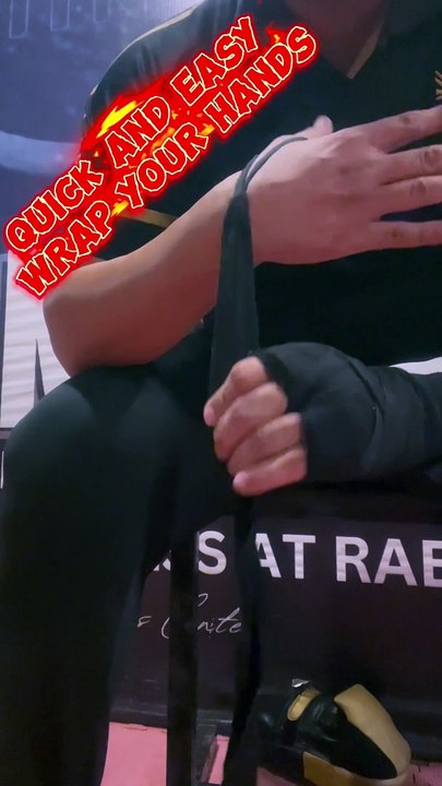 How to wrap your hands for quick & easy