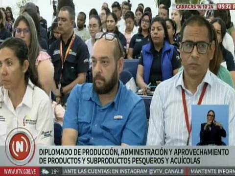 Caracas | Pescadores y acuicultores son capacitados para impulsar y mejorar la producción del sector