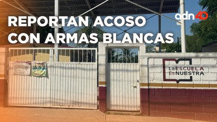 En esta escuela de Altamirano, Tamaulipas hacen bullying con armas blancas