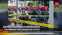 Lanzan granada a Guardia Nacional en verificentro de Celaya; hay un elemento y un civil heridos