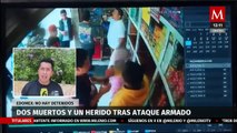 Ataque a balazos en tienda de abarrotes en Chimalhuacán deja dos muertos y un herido