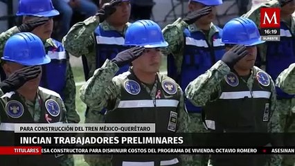 Comienzan trabajos preliminares para la construcción del tren de pasajeros México-Querétaro