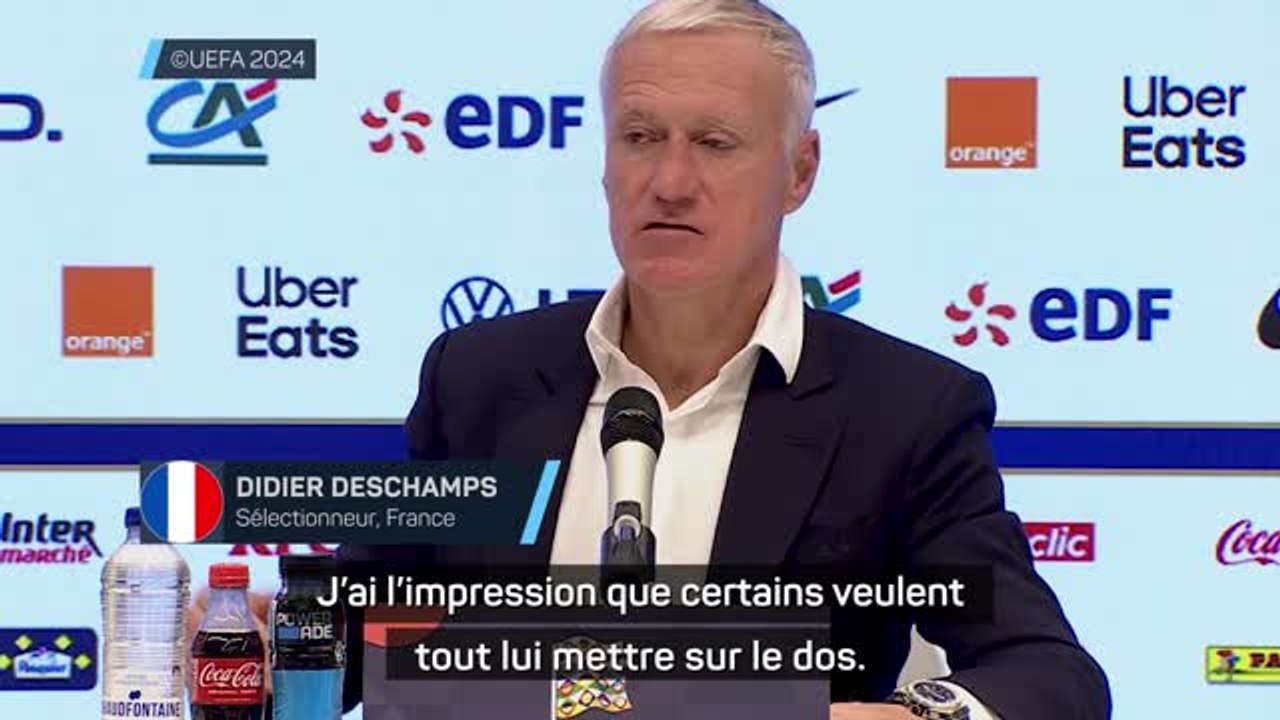 Bleus - Deschamps sur Mbappé : "J’ai l’impression que certains veulent tout lui mettre sur le dos"