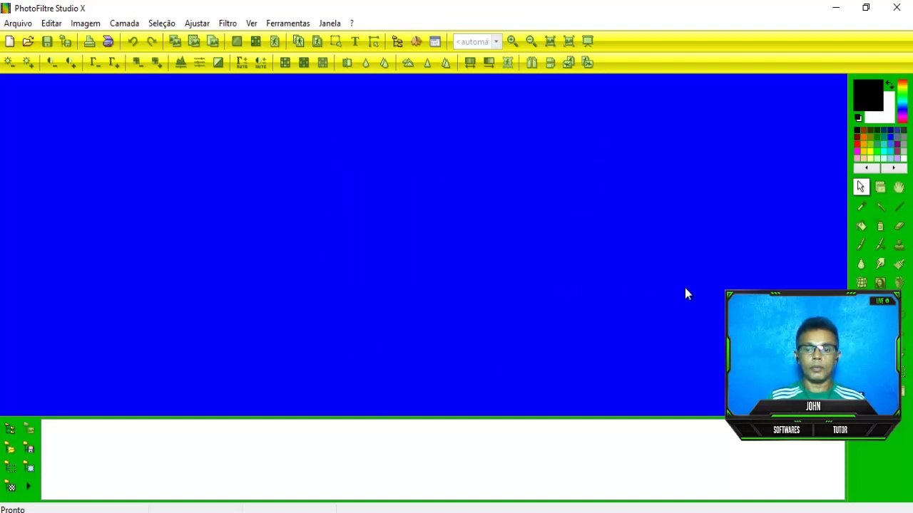 Como Mudar as Cores do PhotoFiltre