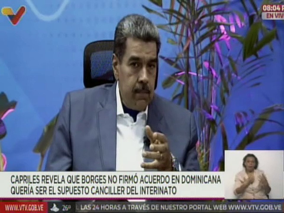 Presidente Nicolás Maduro: Capriles, Borges y la ultraderecha venezolana son caimanes del mismo pozo
