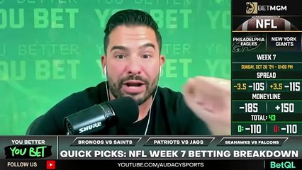 Nick likes HIS Giants to beat the Eagles in Week 7