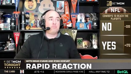 Betting Dallas, NFC North the rest of the season