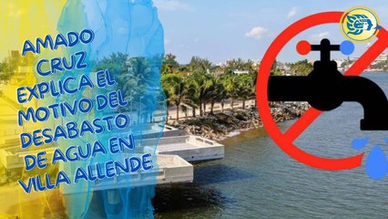 Amado Cruz explica el motivo del desabasto de agua en Villa Allende