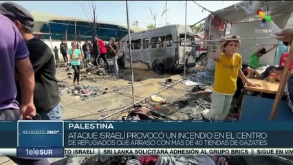 Régimen israelí bombardeó por 7ma vez el Hospital de Al-Aqsa