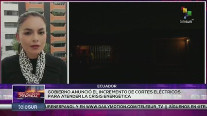 Ecuador sufre grandes pérdidas económicas por la crisis eléctrica