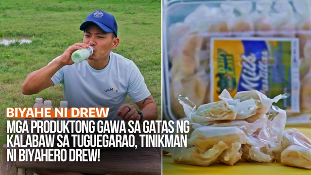 Mga produktong gawa sa gatas ng kalabaw sa Tuguegarao, tinikman ni Biyahero Drew! | Biyahe ni Drew