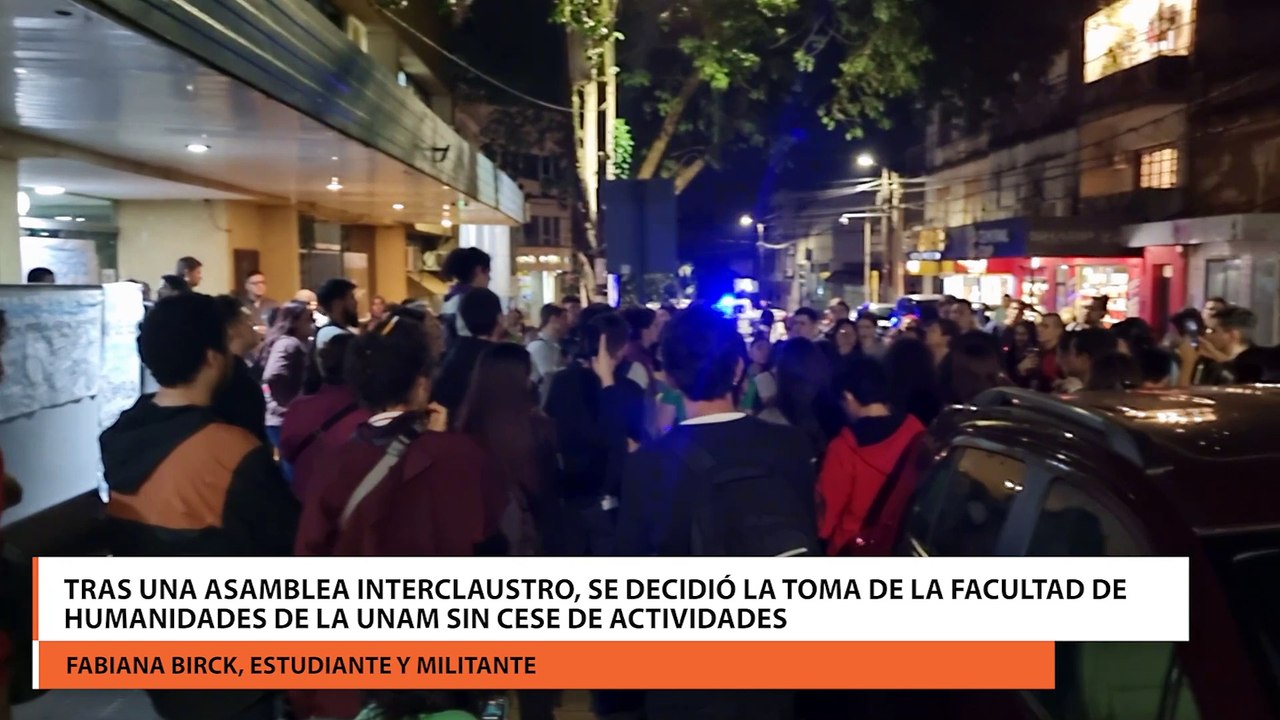 Tras una asamblea interclaustro, se decidió la toma de la Facultad de Humanidades de la UNaM sin cese de actividades