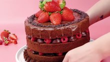Oddly Satisfying Rainbow Chocolate Cake Decorating Compilation ｜ So Easy Cake Tutorials