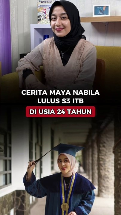 Cerita Maya Nabila, Lulus S3 ITB di Usia 24 Tahun
