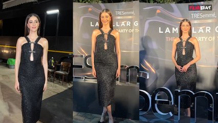 Ananya Panday ने Black Shimmery Dress में ढाया कहर, Paps ने भी की जमकर तारीफ
