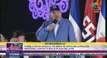 Conmemoración del 45° aniversario de la Policía Nacional de Nicaragua