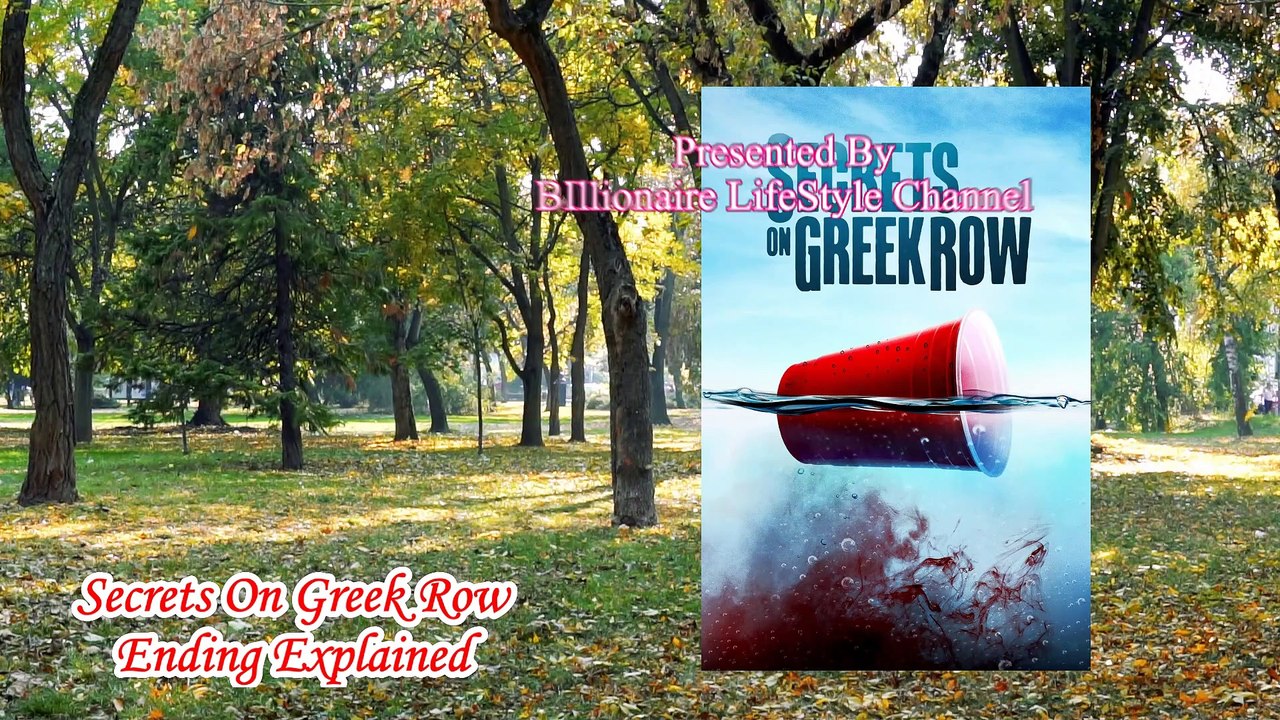 Secrets On Greek Row Ending Explained | Secrets on Greek Row 2023 Movie