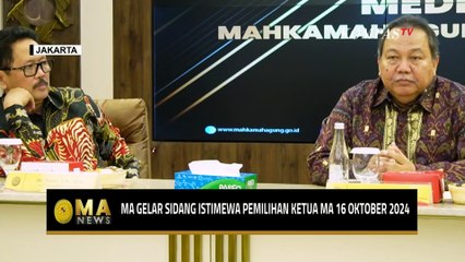 Sidang Istimewa Pemilihan Ketua MA 16 Oktober Mendatang, Juru Bicara: Tak Ada Perubahan Pencalonan