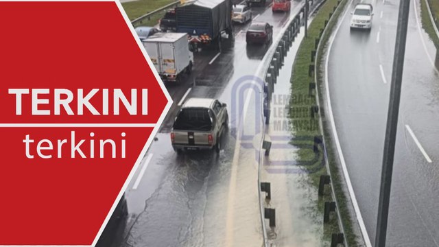[TERKINI] Hujan lebat, beberapa jalan menuju pusat bandar dilanda banjir kilat