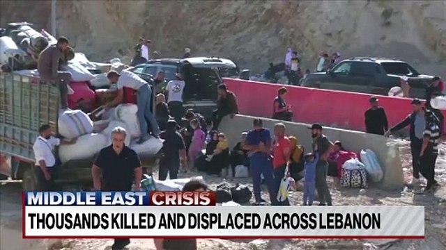 Thousands killed and displaced across Lebanon fleeing Israeli military campaign