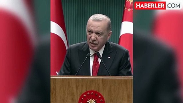 Cumhurbaşkanı Erdoğan, Kabine Toplantısı'nın ardından millete seslendi: (1)