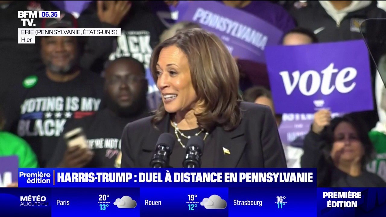 "Donald Trump est de plus en plus instable et déséquilibré": Kamala Harris charge son adversaire à trois semaines de la présidentielle américaine