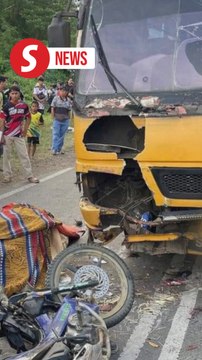 School bus driver nabbed in Tawau after fatal crash involving teen biker