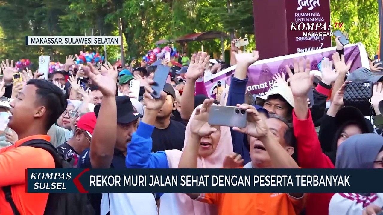 Rekor Muri Jalan Sehat dengan Peserta Terbanyak