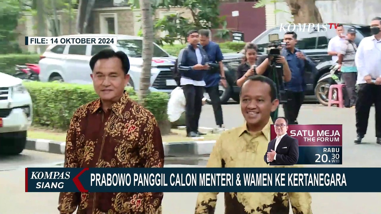 Inilah Deretan Wajah Baru Calon Menteri yang Dipanggil Prabowo ke Kertanegara