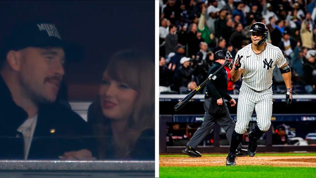 Taylor Swift y Travis Kelce presentes en la victoria de los Yankees