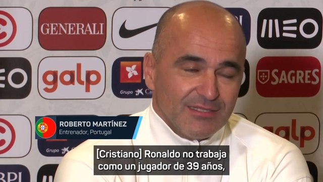 ROBERTO MARTÍNEZ se RINDE a CRISTIANO RONALDO