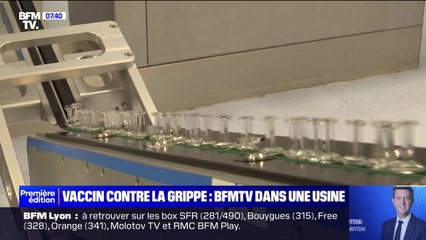 BFMTV au cœur d'une usine de fabrication du vaccin contre la grippe